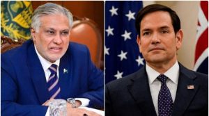 اسحاق ڈارکی امریکی وزیرخارجہ سے ملاقات جاری