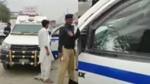 کورنگی میں دن دیہاڑے ڈاکوؤں نے بینک کیش وین سے 97 لاکھ روپے لوٹ لیے