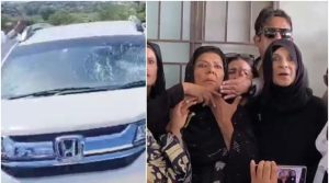 علیمہ خان پر انڈا پھینکنے والی خواتین کا تعلق پی ٹی آئی سے ہے: پولیس