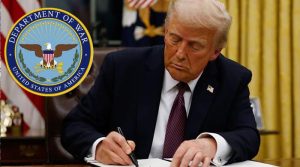 امریکی صدر ٹرمپ نے محکمہ دفاع کا نام بدل کر ‘محکمہ جنگ’ رکھ دیا