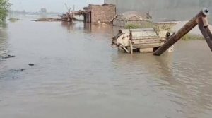 جلال پور پیروالا میں مقامی بند ٹوٹ گیا، درجنوں بستیاں زیر آب، شہر میں ایمرجنسی نافذ