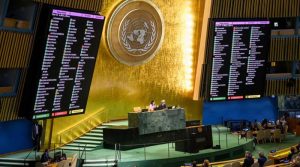 اقوام متحدہ جنرل اسمبلی نے مسئلہ فلسطین کے دو ریاستی حل کی قرارداد بھاری اکثریت سے منظور کرلی