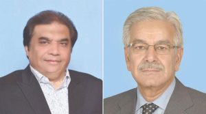 ن لیگی قیادت نے خواجہ آصف اور حنیف عباسی میں سیز فائر کرا دی