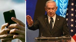 جس کے پاس بھی موبائل ہے اسکے ہاتھ میں اسرائیل کا ایک ٹکڑا ہے: نیتن یاہو