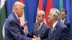 امریکی صدر کی وزیراعظم شہبازشریف سے ملاقات، خوشگوار ماحول میں غیر رسمی گفتگو