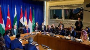 غزہ میں دیرپا امن، فلسطینی قیادت کو مضبوط بنانے پر اتفاق، ٹرمپ اور اسلامی رہنماؤں کی ملاقات کا مشترکہ اعلامیہ جاری