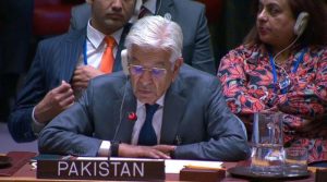 خواجہ آصف کے پیچھے بیٹھی خاتون کون ہیں؟ پتا چل گیا