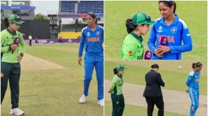 ویمنز ورلڈکپ بھی سیاست کی نذر، بھارتی کپتان نے پاکستانی کپتان سے ہاتھ نہ ملایا