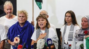 ہم پر جو ظلم ہوا وہ اہم بات نہیں ہے، اسرائیل ایک پوری قوم کو مٹانے کی کوشش کر رہا ہے: گریٹا