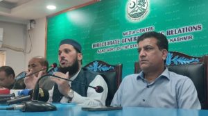 آزاد کشمیر کے وزیر اطلاعات مظہر سعید نے استعفیٰ دیدیا