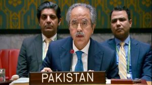 غزہ منصوبےکی قرارداد کےحق میں ووٹ دیا، مقصد اسرائیلی فورسز کا مکمل انخلا، فلسطینوں کا قتل عام روکنا ہے: پاکستان
