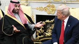 سعودی ولی عہد کا ٹرمپ سے ملاقات میں اعلان