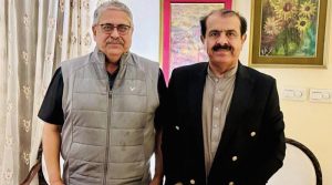 اپوزیشن اتحاد تحریک تحفظ آئین پاکستان کے رہنما ساجد ترین کی سابق جج اطہرمن اللہ سے ملاقات