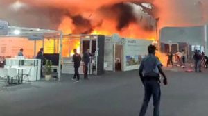 برازیل میں کوپ 30 کانفرنس کے پویلین میں آگ لگ گئی