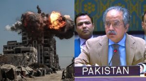 پاکستان کا غزہ سے صیہونی فوج کے انخلا اور تمام عرب علاقوں سے اسرائیلی قبضےکے خاتمے پر زور