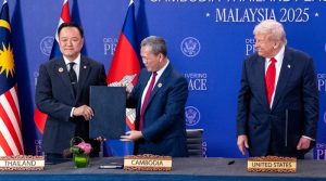 ٹرمپ نے ایک بار پھر تھائی لینڈ اور کمبوڈیا کے درمیان جنگ رکوادی