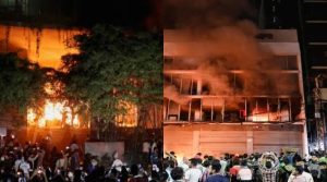 بنگلادیش میں نوجوان سیاسی رہنما کی ہلاکت کے بعد پُرتشدد مظاہرے، سرکاری و میڈیا دفاتر نذر آتش