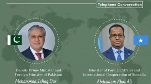 اسحاق ڈار کو صومالیہ کے وزیر خارجہ کا فون، سلامتی کونسل میں تعاون کی درخواست کردی