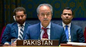 عالمی قوانین کے تحت مسئلہ فلسطین اور کشمیر کا حل ضروری ہے: پاکستانی مندوب