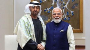اماراتی صدر کا دورہ بھارت، دونوں ممالک کے درمیان دفاعی، تجارت اور ایل این جی کے معاہدے