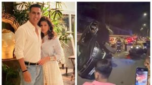 اکشے کمار اور ٹوئنکل کھنہ حادثے کا شکار