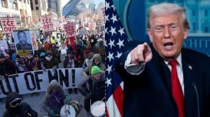 ٹرمپ کا منی سوٹا کے میئر اور گورنر پر لوگوں کو بغاوت پر بھڑکانے کا الزام