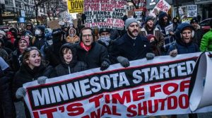 امریکا کی مختلف ریاستوں میں مظاہرے