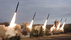 شمالی کوریا کا کم فاصلے تک مار کرنیوالے بیلسٹک میزائلوں کا تجربہ