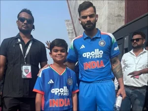 Virat Kohli meets his little lookalike Chhota Chiko goes viral on social media
