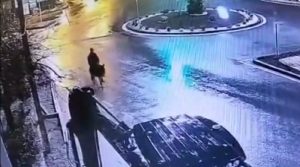 چور دکان سے زیورات چرا کر گدھے پر بیٹھ کر فرار