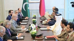 وزیراعظم کی قطرکے نائب وزیراعظم اور وزیردفاع سے ملاقات، ایران اور افغانستان کی صورتحال پرتبادلہ خیال