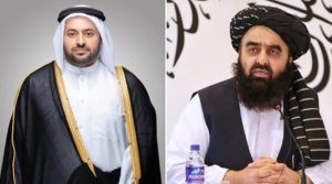 پاکستان سے کشیدگی، افغانستان کے وزیرخارجہ کا قطری وزیر مملکت برائے خارجہ امور سے ٹیلیفونک رابطہ
