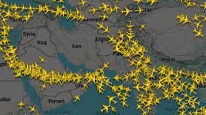 پاکستانی فضائی حدود سے گزرنے والی پروازوں میں اضافہ ہوگیا