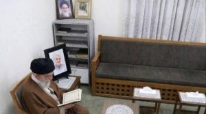 شہادت سے چند لمحے قبل لی گئی آیت اللہ خامنہ ای کی آخری تصویر جاری