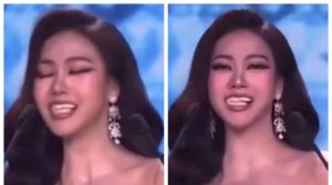 مقابلۂ حسن کے دوران امیدوار کے نقلی دانت گرگئے، ویڈیو وائرل