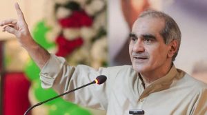 سعد رفیق کا اسکردو میں انتخابی جلسے سے خطاب